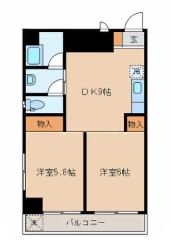 マンションかねき間取り図