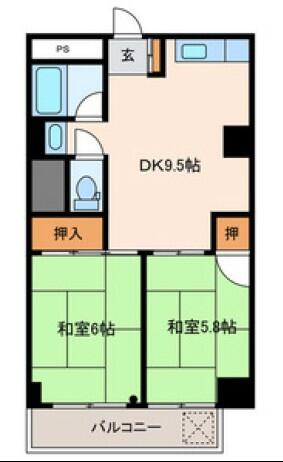 マンションかねき間取り図