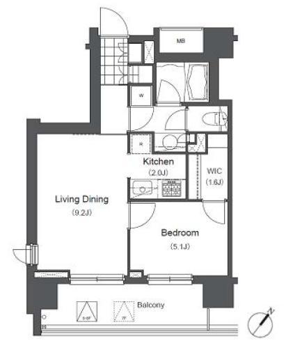 LaSante千駄木間取り図