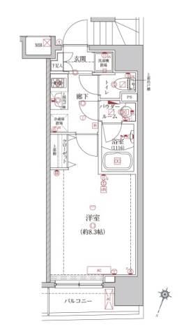 アルテシモ　ルーナ間取り図