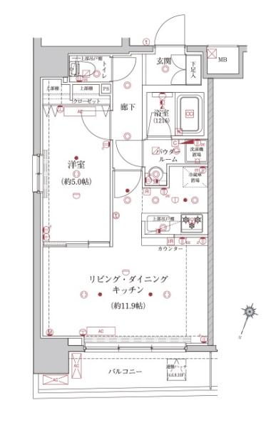 アルテシモ　ルーナ間取り図