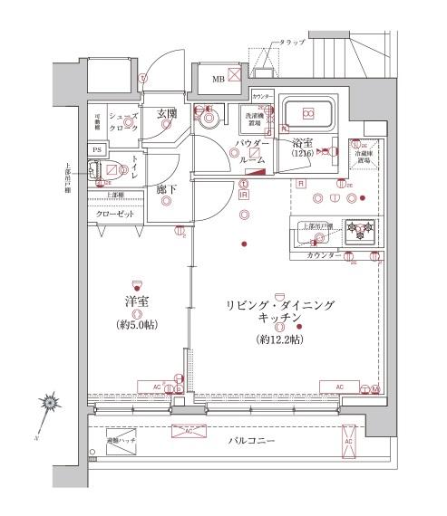 アルテシモ　ルーナ間取り図