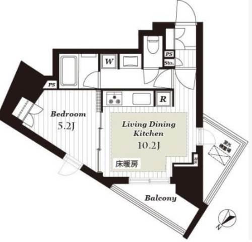 オープンレジデンシア文京茗荷谷間取り図