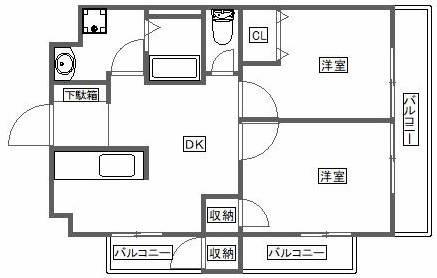 サニージョイハイツ間取り図