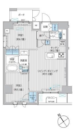 LILAS駒込間取り図
