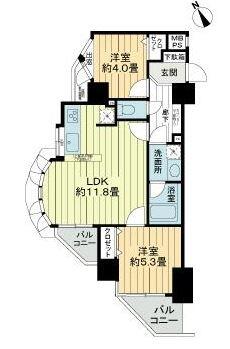 ライオンズマンション小石川シティ間取り図