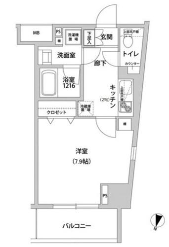 ドミール青柳間取り図