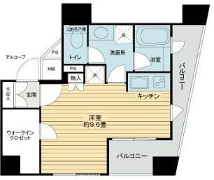 クオリア御茶ノ水パークフロント間取り図