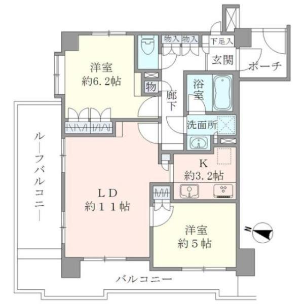 アールヴェール文京白山間取り図