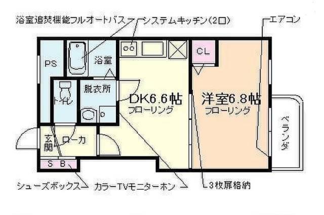 後楽園キャステール間取り図