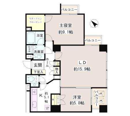 小石川パークタワー間取り図