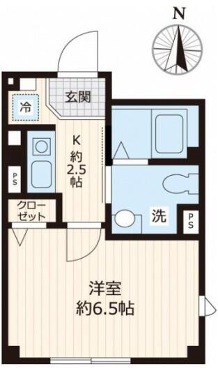 Piara本郷（ピアラホンゴウ） 201号室 間取り図