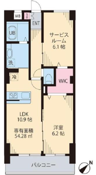 ソレアード茗荷谷間取り図