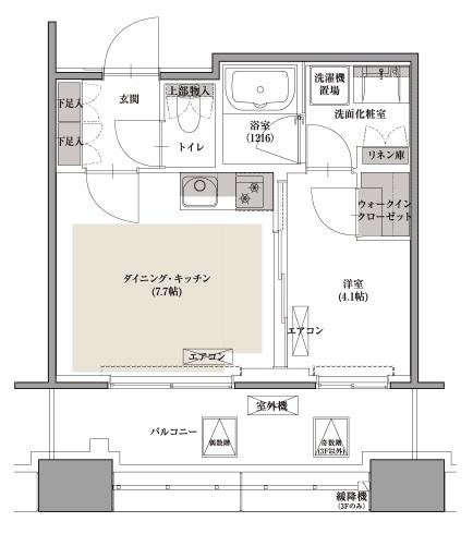 フォレストビュー護国寺間取り図