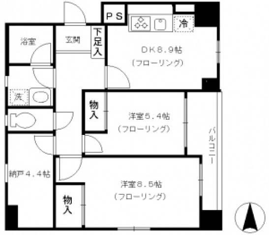 メゾン冨田間取り図