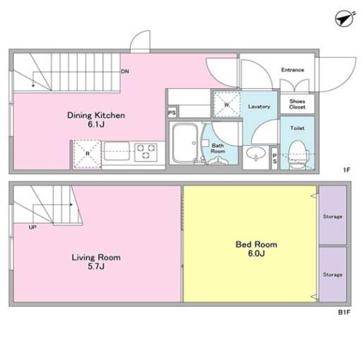 メルヴェーユ文京小石川間取り図