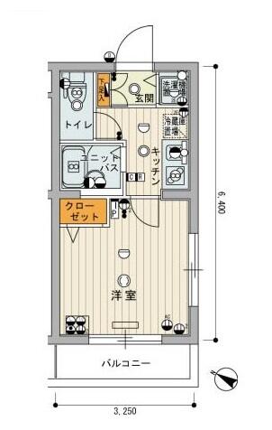 スカイコート文京大塚間取り図