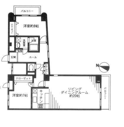 アトル真砂間取り図