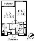 ヒルコート千駄木 間取り図