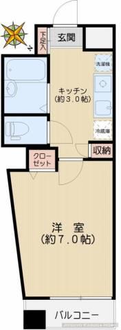 フォレストヒルズ小日向間取り図