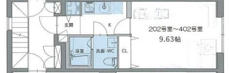 MI MAISON 文京白山間取り図