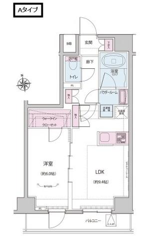 ALTERNA神楽坂I間取り図