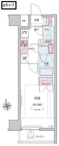 Dimus神楽坂I間取り図