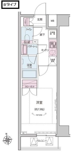 Dimus神楽坂I間取り図