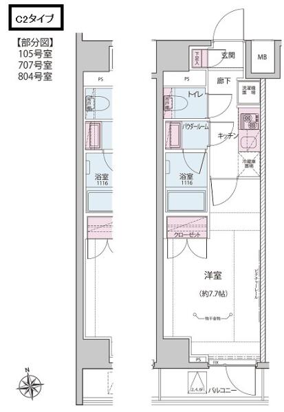 ALTERNA神楽坂I間取り図