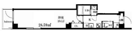 シャッツ クヴェレ 御茶ノ水間取り図