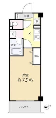 レジディア本郷菊坂プレイス（旧・AZ本郷菊坂）間取り図