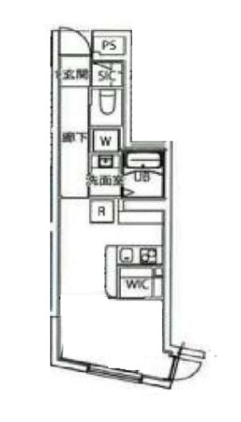 K&W千駄木間取り図