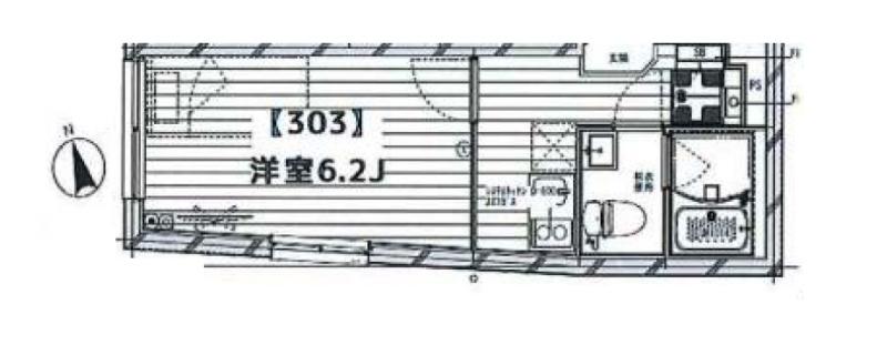 ラフィーネ音羽　東棟間取り図