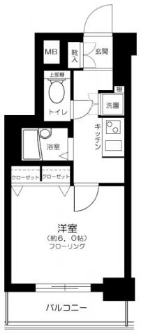 プレール・ドゥーク文京本駒込間取り図