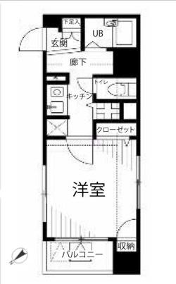 プレール文京WEST間取り図