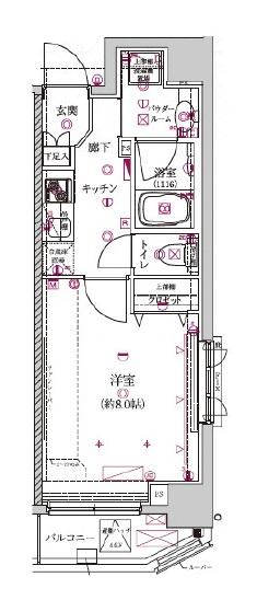 クレイシア神楽坂間取り図