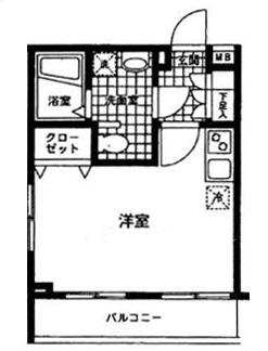セントパレス西片間取り図