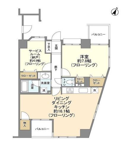 アーバンフォレスト後楽園間取り図