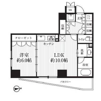 HF千駄木レジデンス間取り図