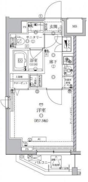 アルテシモ　モーレ間取り図