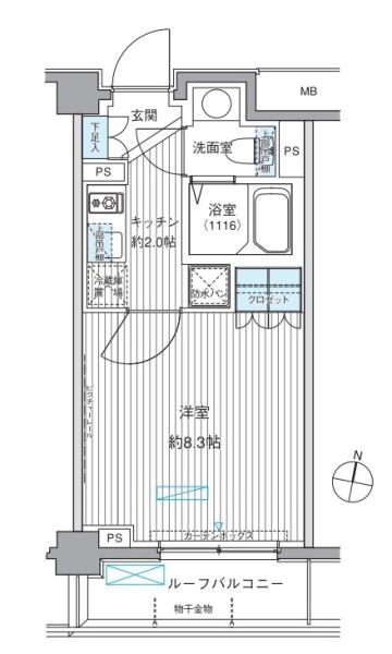 ヒューリックレジデンス茗荷谷間取り図