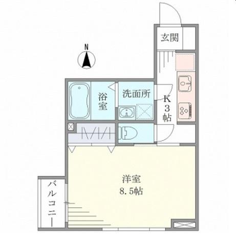 Campus Side Place間取り図