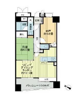 ライオンズマンション文京白山 312号室 間取り図