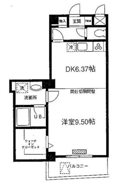 ブルーガーデン小石川間取り図