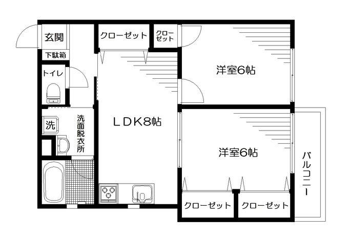 サンピア白山間取り図