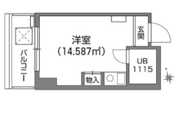 コア伝通院アネックス間取り図