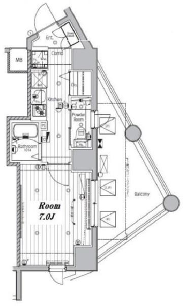 メイクスデザイン神楽坂間取り図