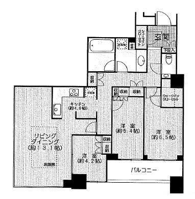 アトラスタワー茗荷谷間取り図
