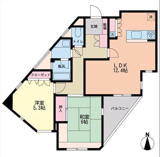 グランジュール小石川間取り図