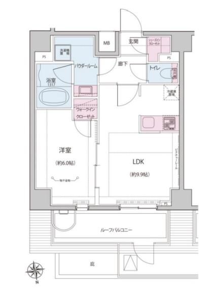 Dimus神楽坂II間取り図